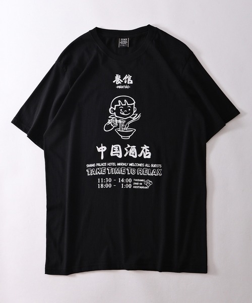 

Футболка с коротким рукавом, принт ACE, черный