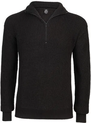 Свитер Brandit Marine Pullover Troyer чёрный