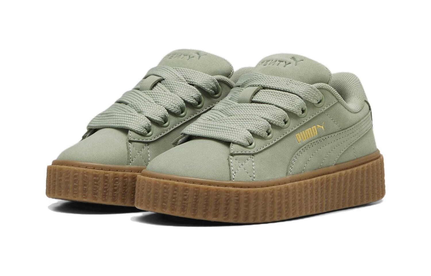Детские кроссовки для скейтбординга Puma Creeper Phatty BP, Green — фото 3