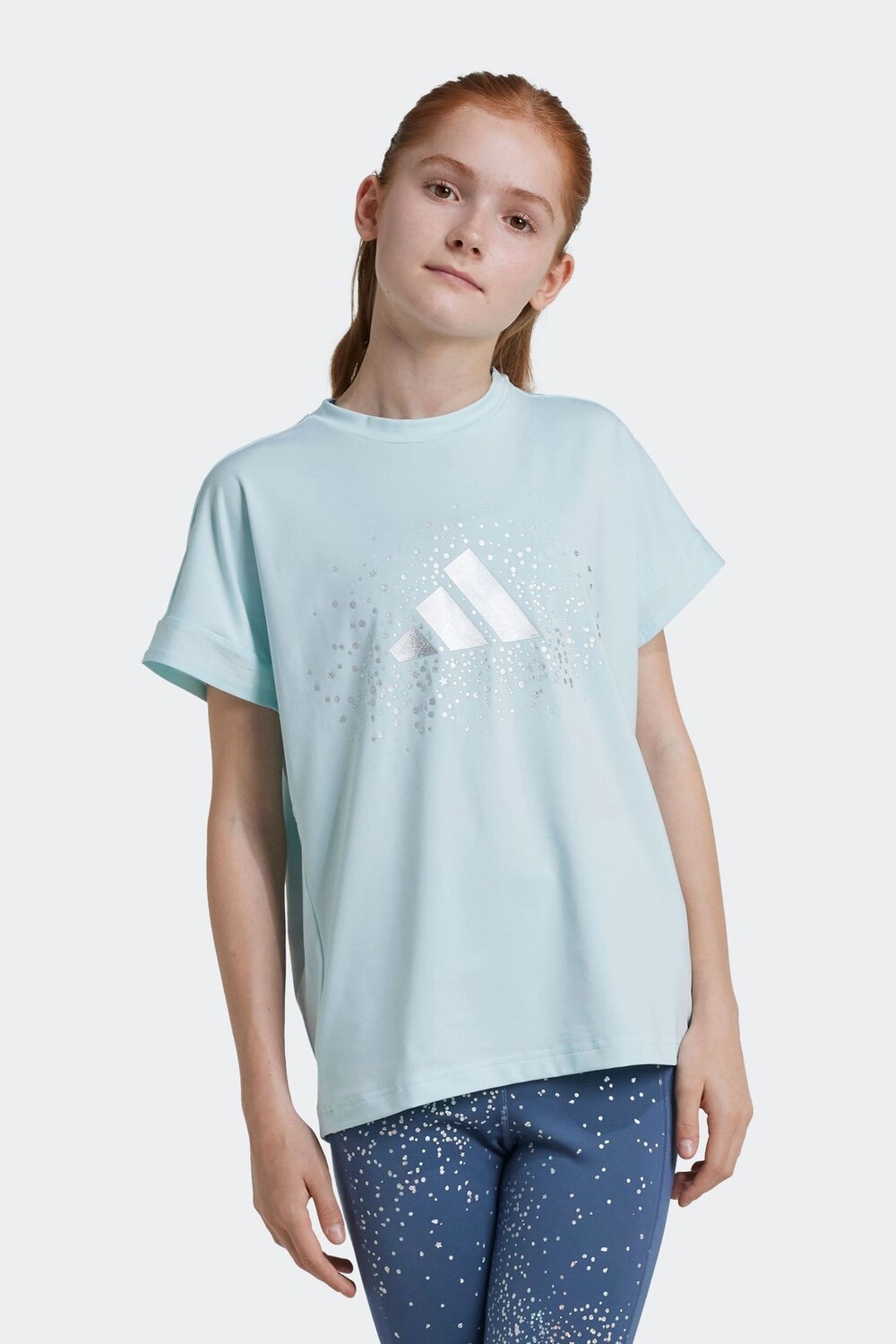 

Детская зимняя футболка Adidas, зеленый