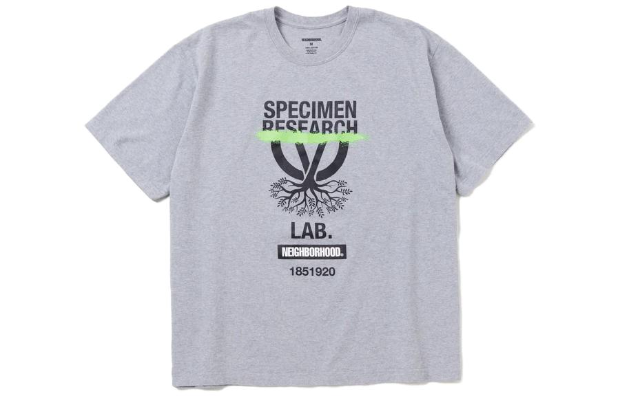 

Мужские футболки с круглым вырезом, средней ценовой категории, другие Neighborhood, серый