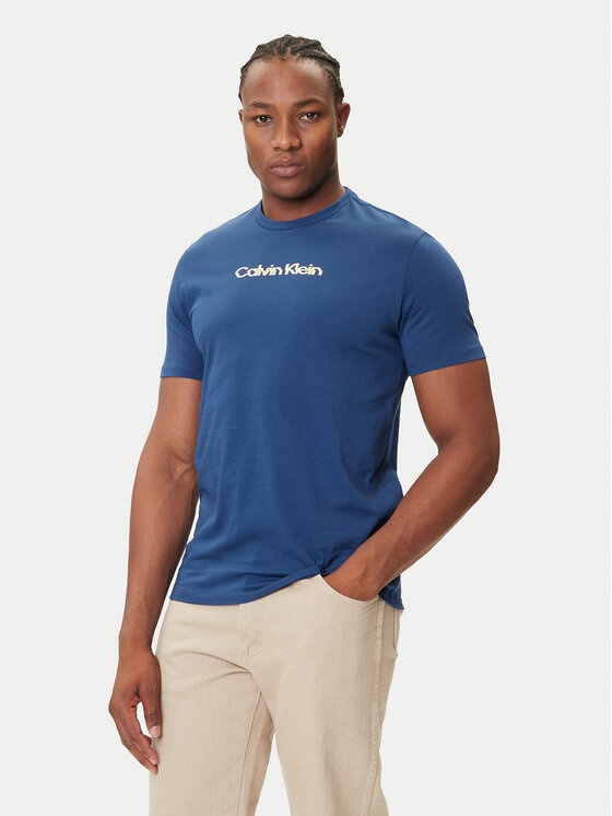 

Футболка regular fit Glitched Logo LV04RC858G Calvin Klein Jeans, синий
