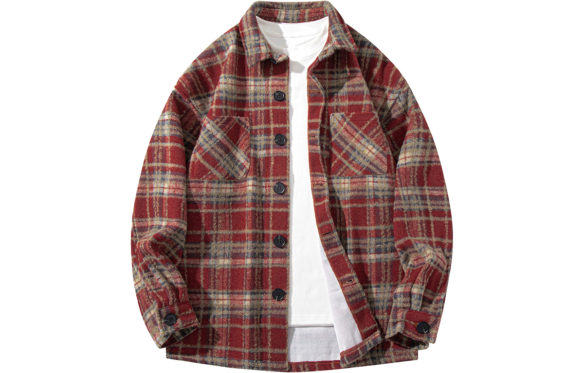 

Куртка унисекс GLFL, красная клетка