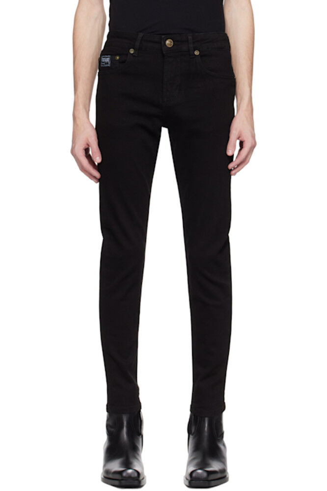 

Черные узкие джинсы Piece Number Versace Jeans Couture