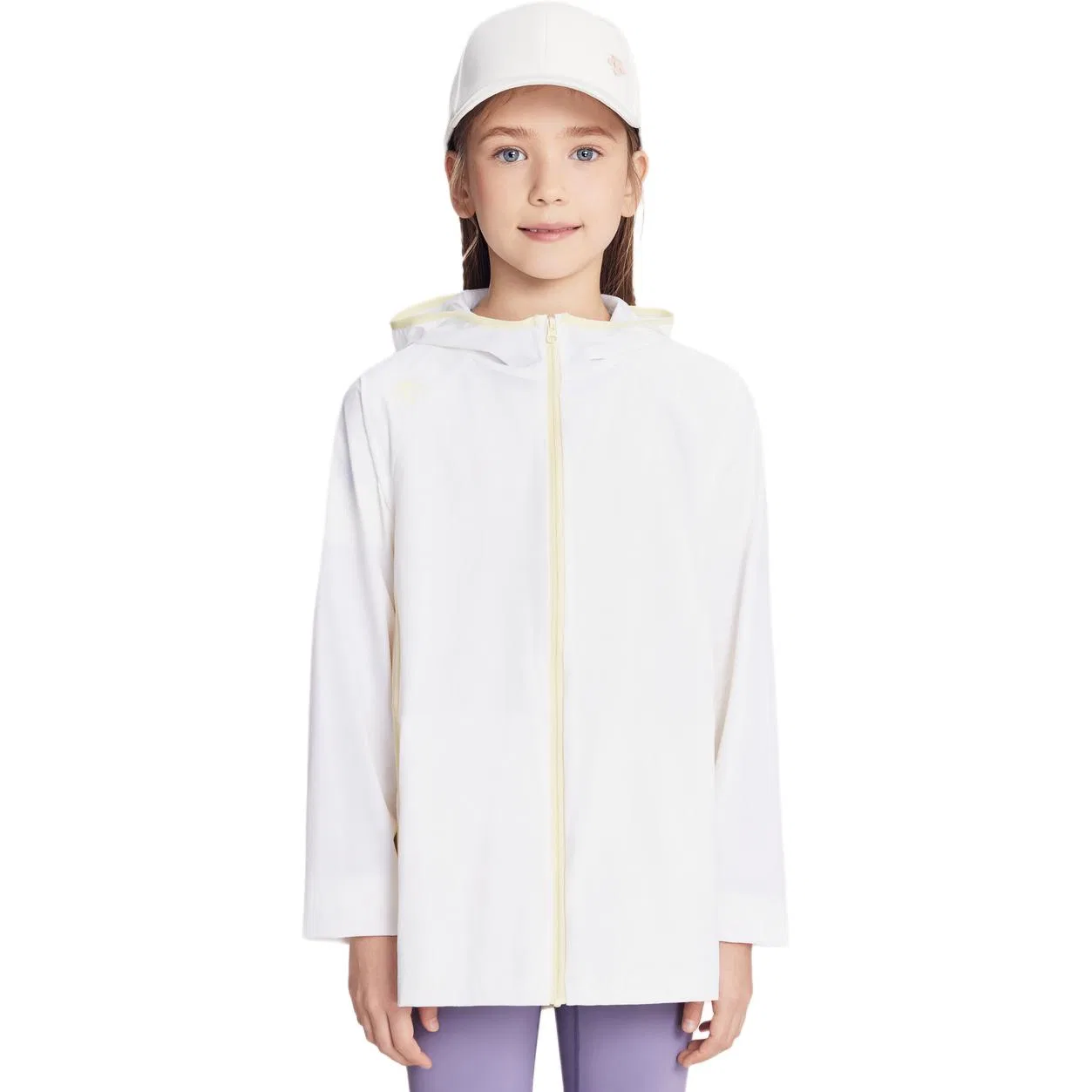 Куртка TRAINING SS25 Teenagers DESCENTE, WT-Bright White Tpg