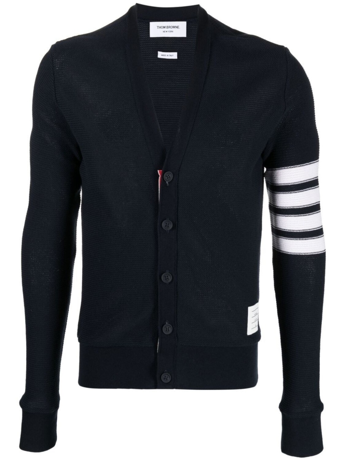 

Thom Browne кардиган с полосками 4-Bar, синий