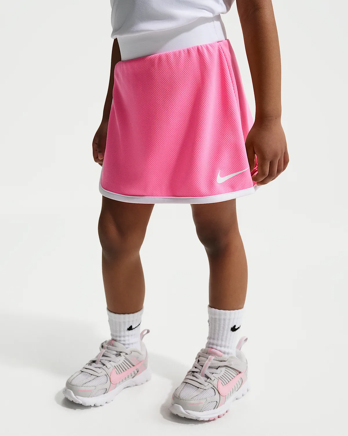 Детский набор из двух предметов Dri-FIT Colorblocked Scooter Set Nike, Pink Glow — фото 4