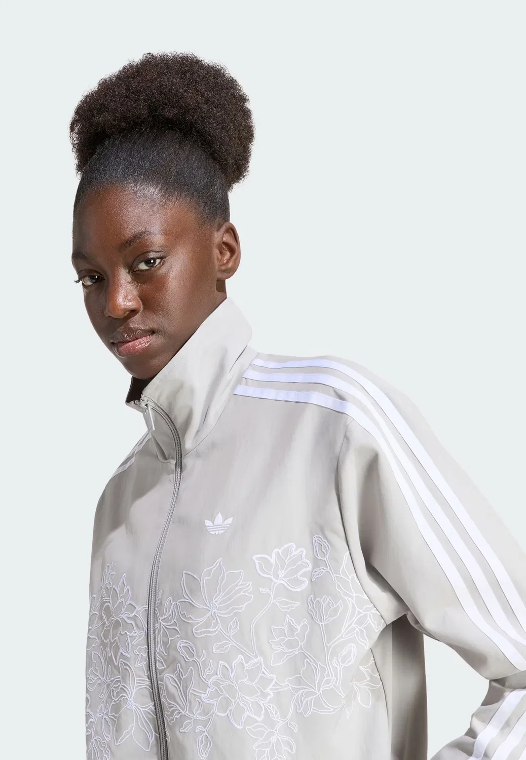 Ветровка Adidas Originals, светло-серый — фото 4