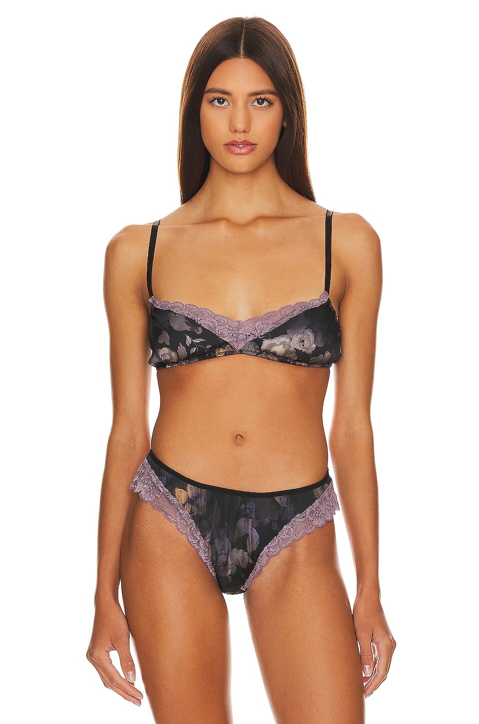

Бюстгальтер Free People x Intimately FP She Silkylette, цвет Night Sky Combo