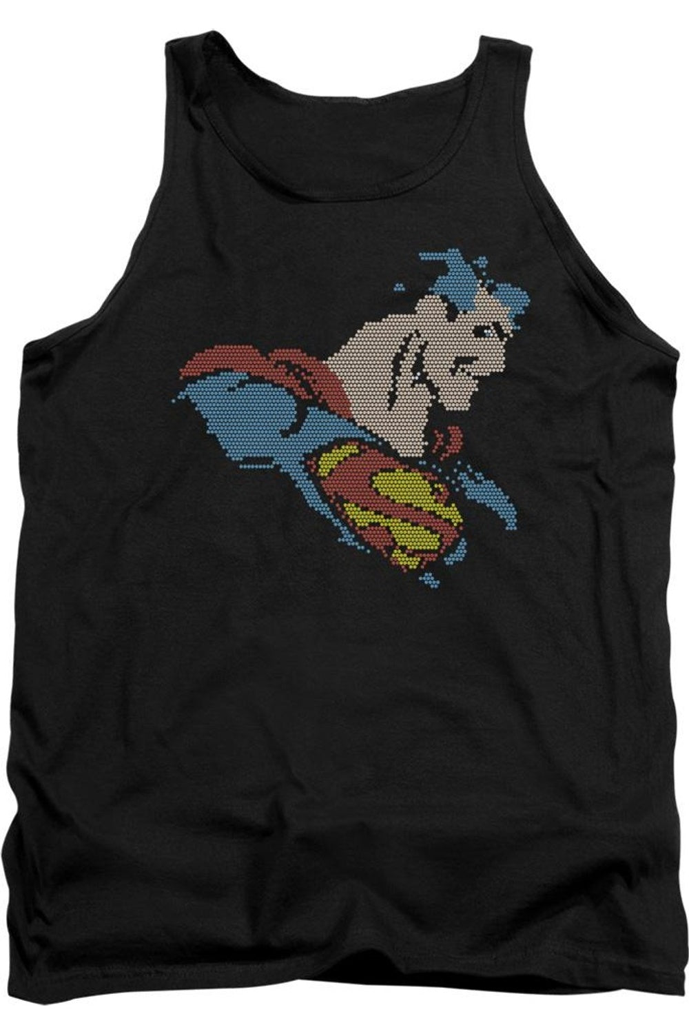 

Майка для взрослых DC Comics Lite Brite Superman Gildan, черный