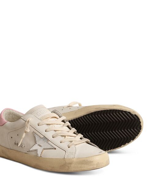 Женские низкие кеды Super-Star Golden Goose, цвет Ivory/Cream — фото 2