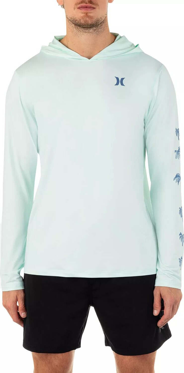 

Мужской рашгард с длинными рукавами Hurley Icon Palms Hybrid UPF