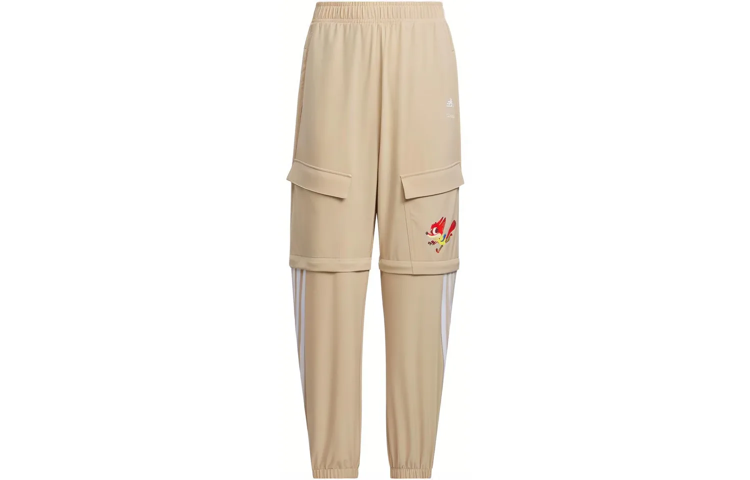 Adidas Zootopia вязаные спортивные штаны magic light umber для детей — фото 4