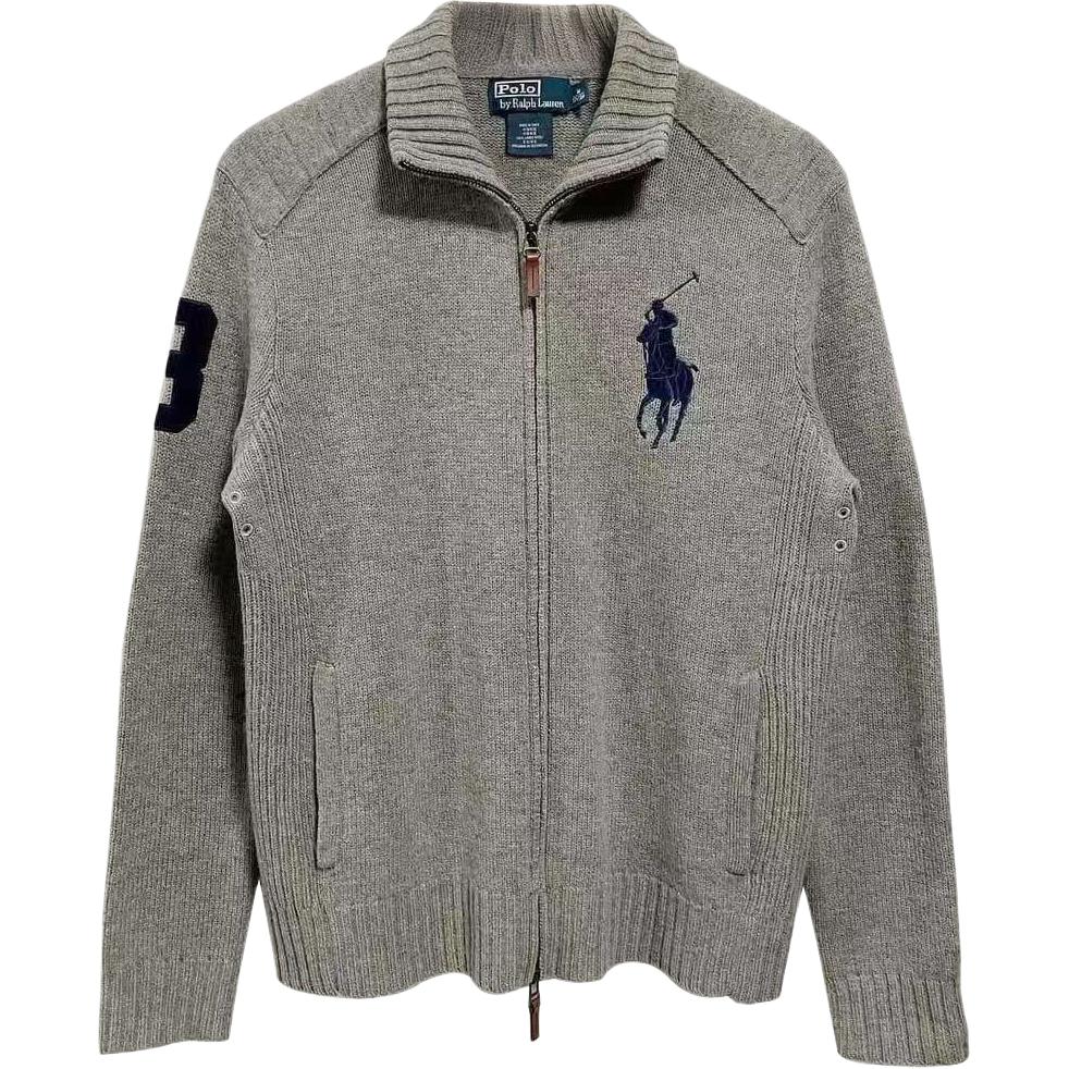 Мужской свитер FW25 Polo Ralph Lauren, серый — фото 3