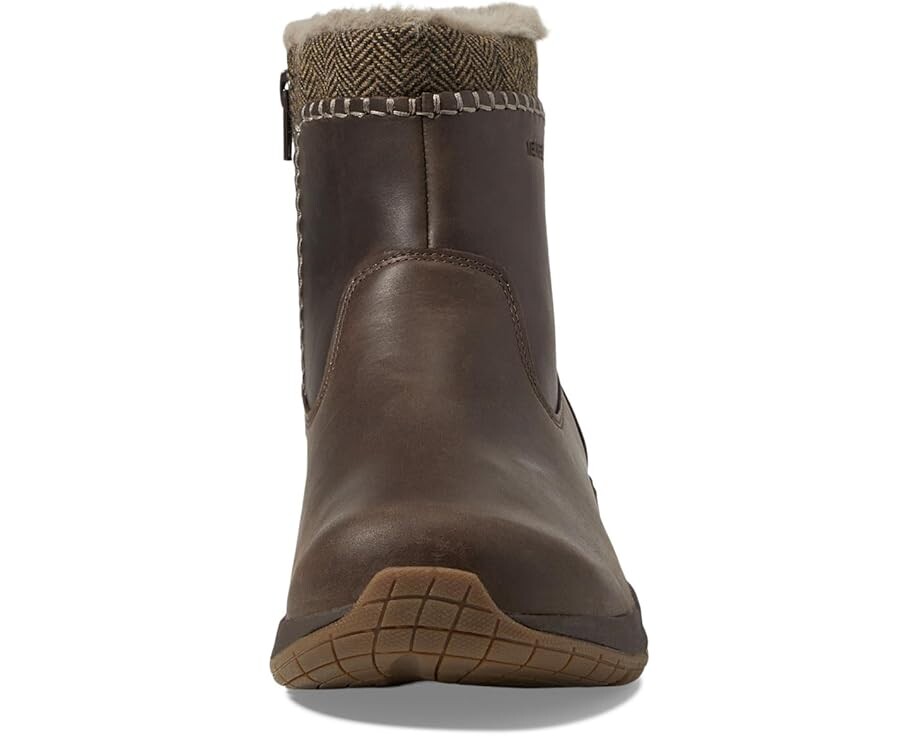 Ботинки женские Merrell Encore Ice 5 Mid Zip зимние с мехом, коричневый — фото 2