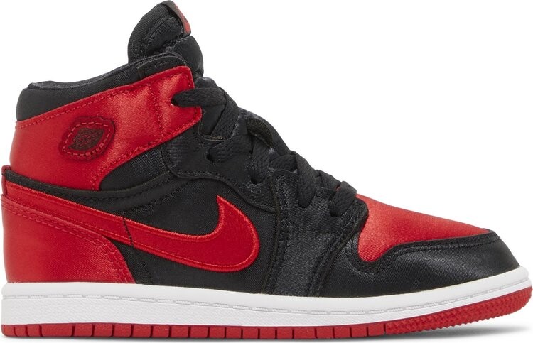 

Кроссовки Air Jordan 1 Retro High OG TD 'Satin Bred' 2023, красный