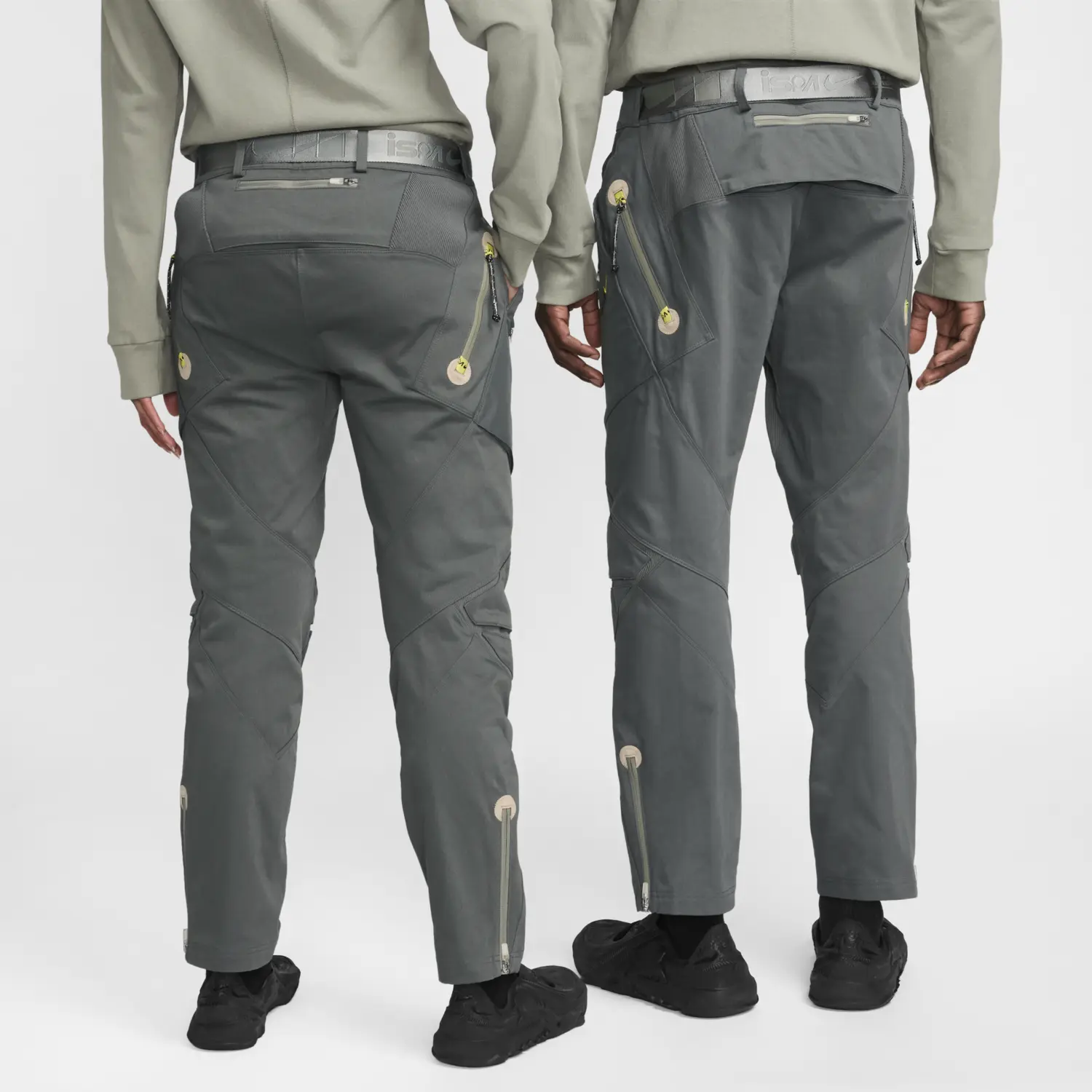 Повседневные брюки унисекс темно-серые Nike, темно-серый — фото 2