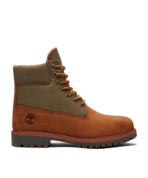 Ботинки водонепроницаемые Timberland Heritage 6-Inch, коричневые — фото 3