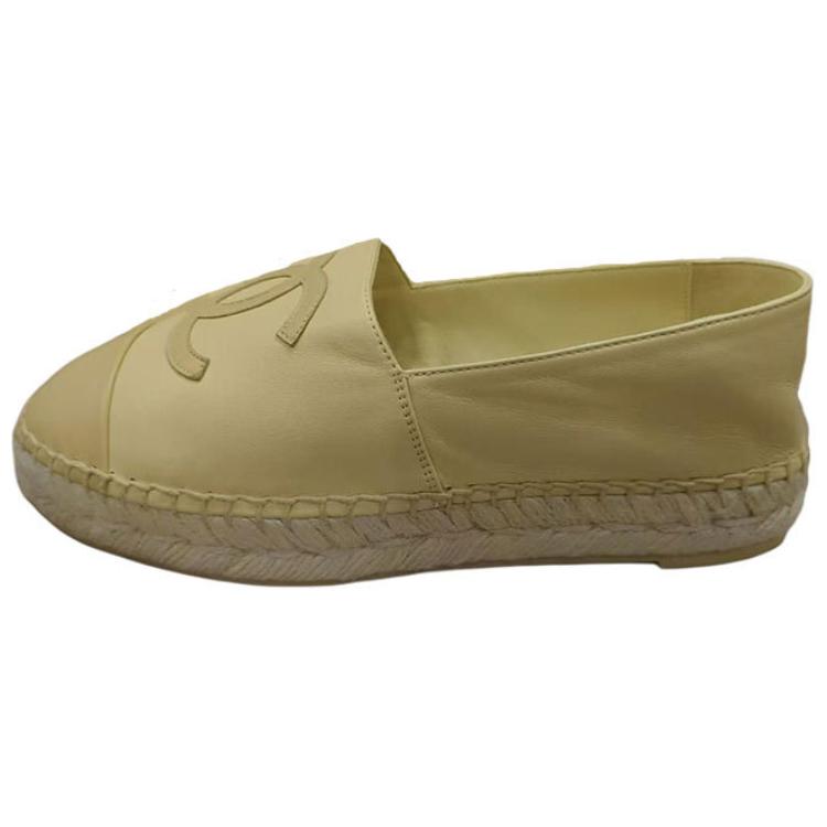 CHANEL 22P эспадрильи женские yellow
