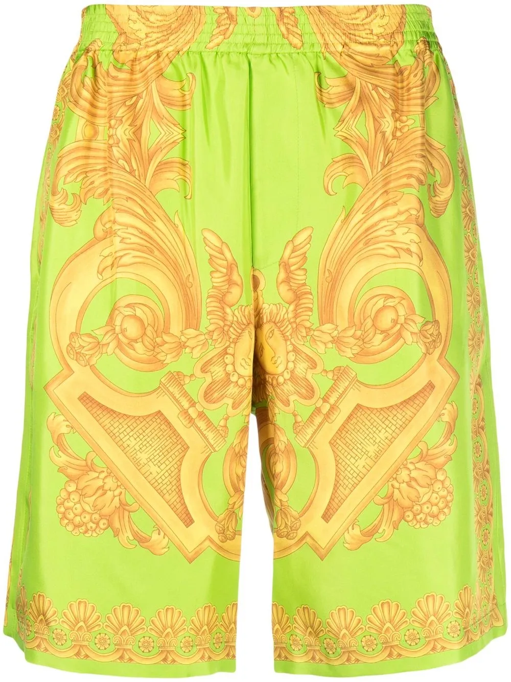 

Шелковые шорты Barocco 660 VERSACE, зеленый