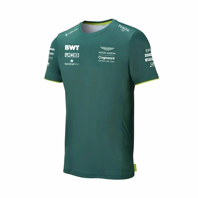 

Официальная мужская футболка Cgniant f1 Aston Martin, зеленый