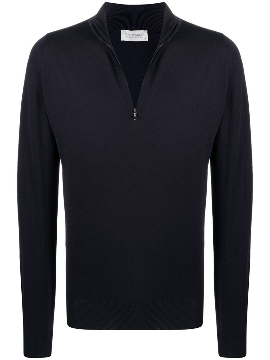 

John Smedley джемпер с воротником на молнии, синий