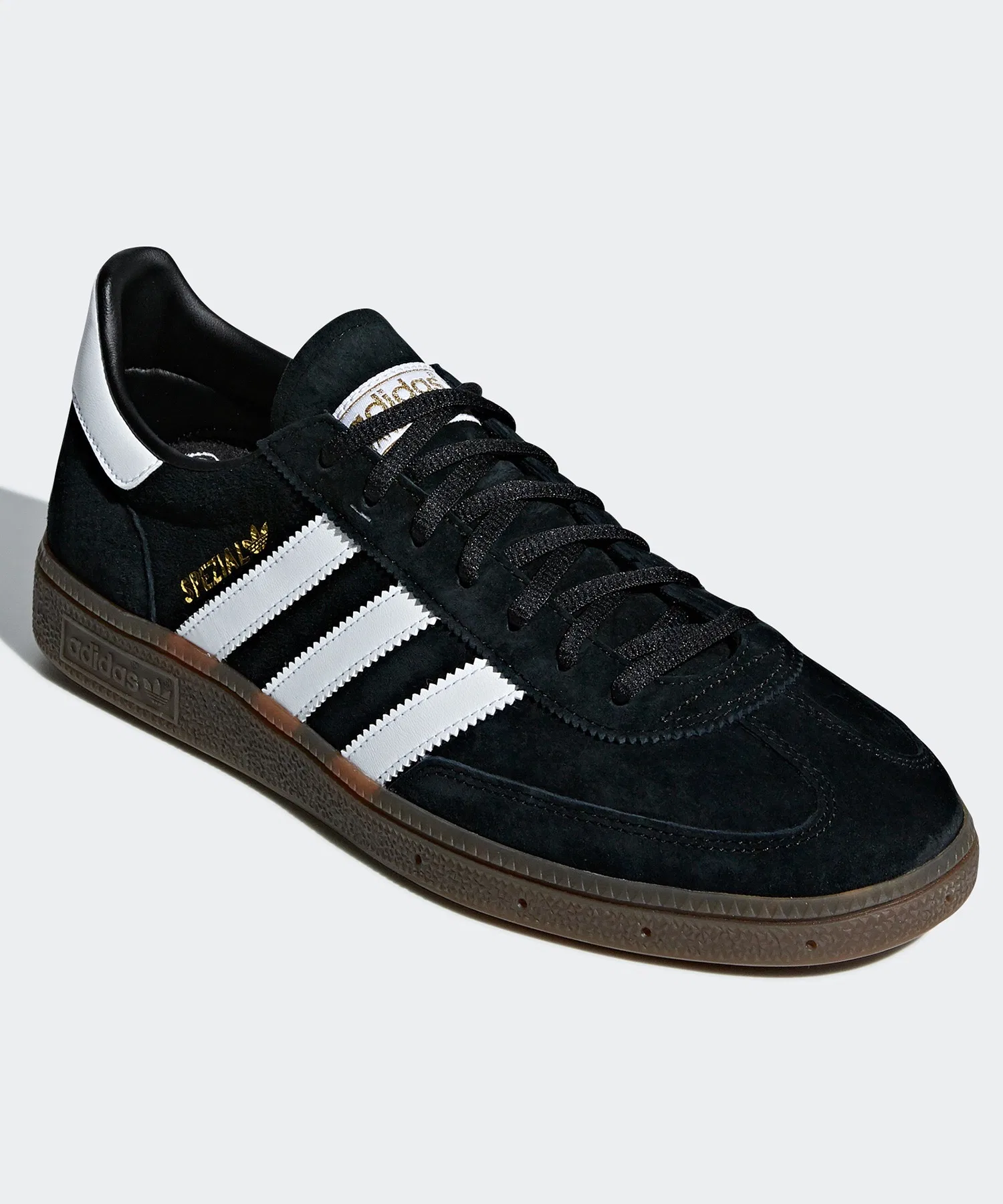 Унисекс кроссовки adidas HANDBALL SPEZIAL из нубука чёрные — фото 2