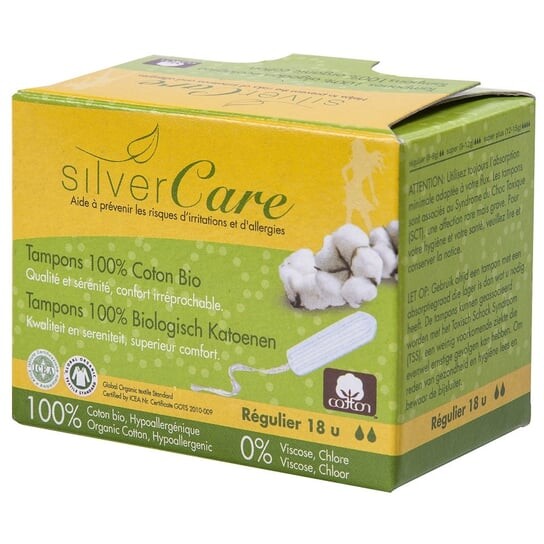 

Органические тампоны, 18 шт. Masmi, Silver Care