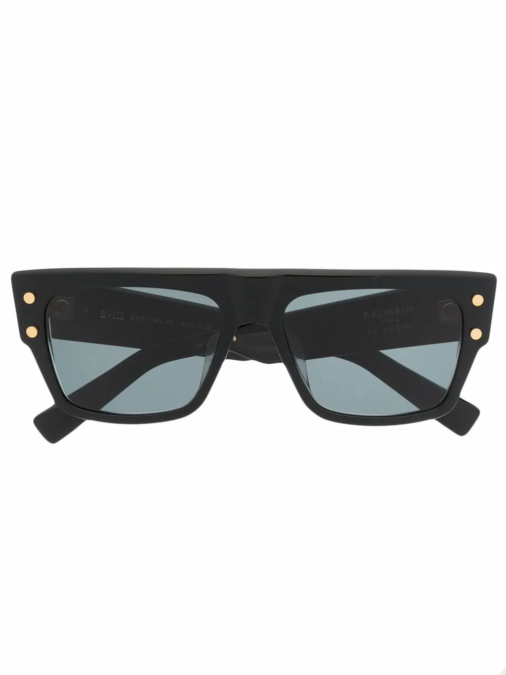 

Солнцезащитные очки B-III в квадратной оправе Balmain Eyewear, черный