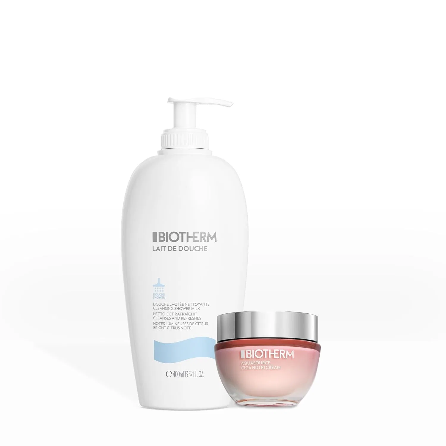 Набор Biotherm Aquasource Cica Nutri Cream 50 мл + Lait De Douche Shower Gel 400 мл Biotherm