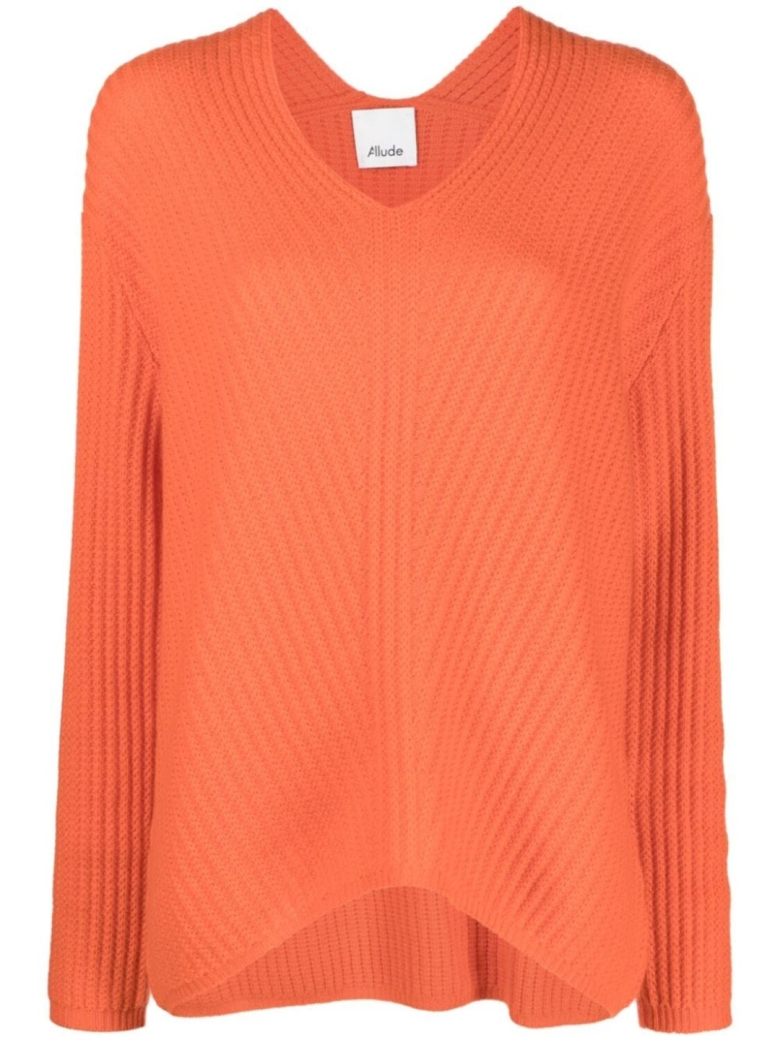

Allude кашемировая толстовка в рубчик, оранжевый