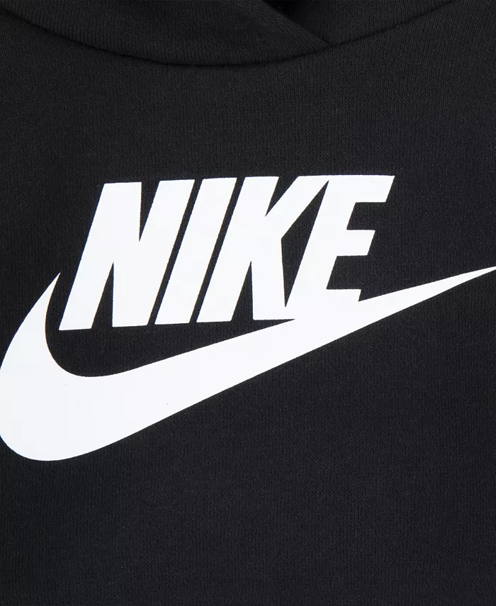 Детский комплект для мальчиков из двух предметов: худи и брюки Club Fleece Nike, черный — фото 3