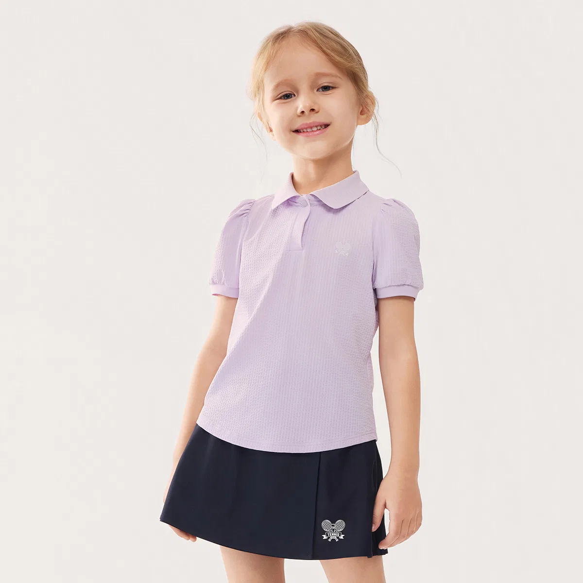 Футболка-поло FILA KIDS Performance Purple — фото 4