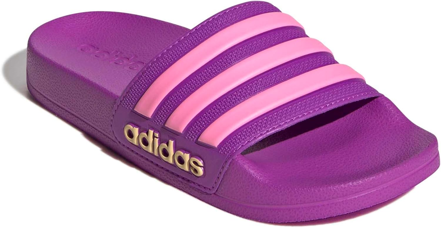 Детские шлепанцы для душа adidas Adilette, розовый — фото 4