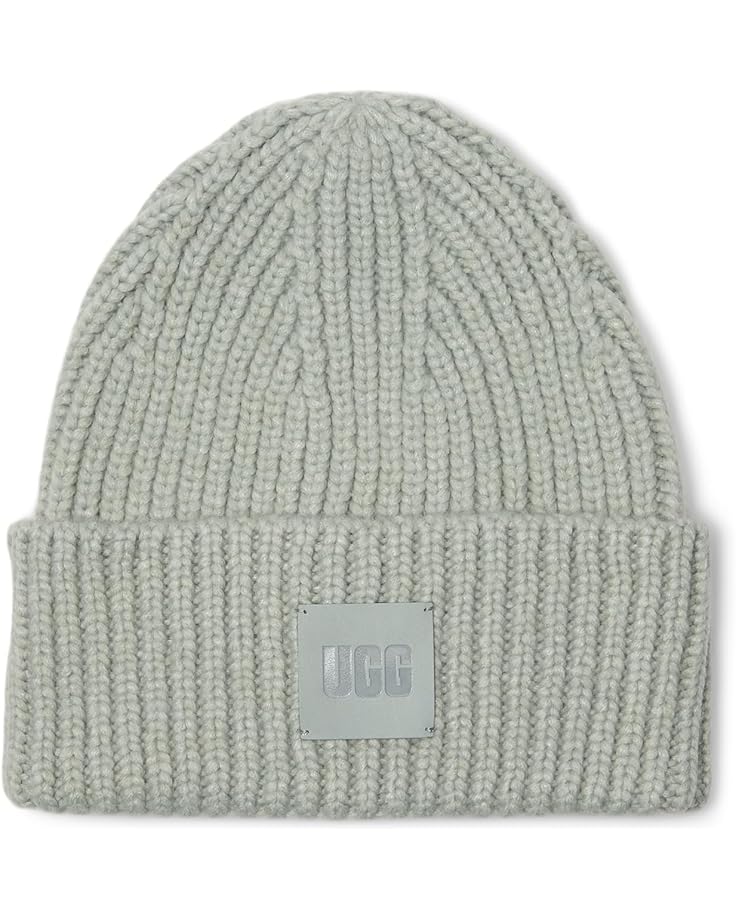 

Женская шапка UGG Chunky Rib с логотипом UGG, Grey Mist