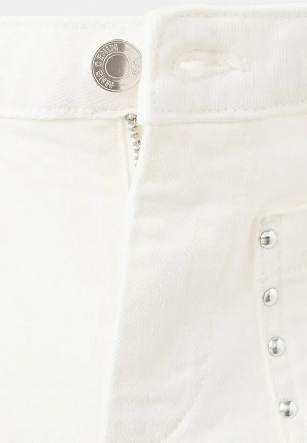 Детские джинсовые шорты Mango Kids, White — фото 4