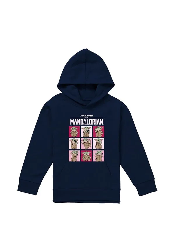 Толстовка star wars the mandalorian grogu squares Star Wars, Dark Blue