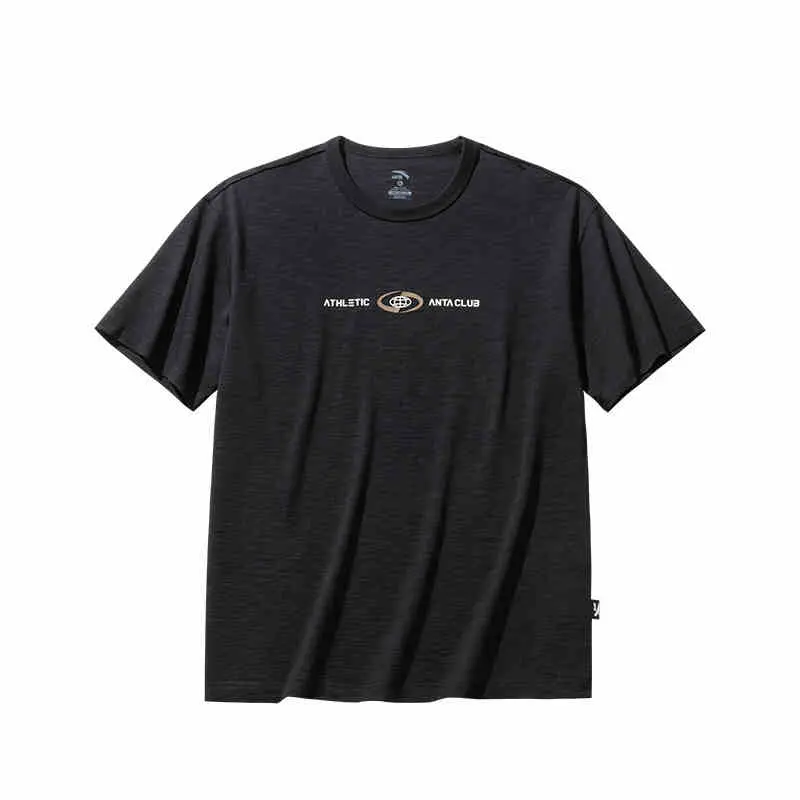 

ANTA Футболка мужская базовая Black, Черный, ANTA Футболка мужская базовая Black