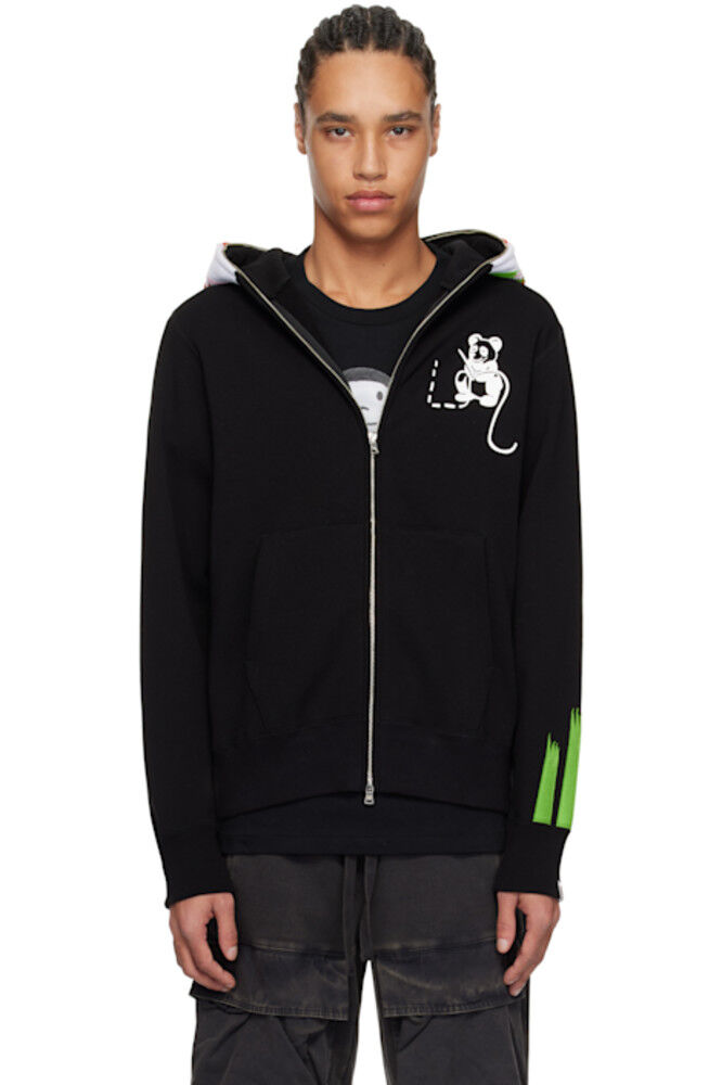 

Толстовка с капюшоном Black Panda на молнии BAPE