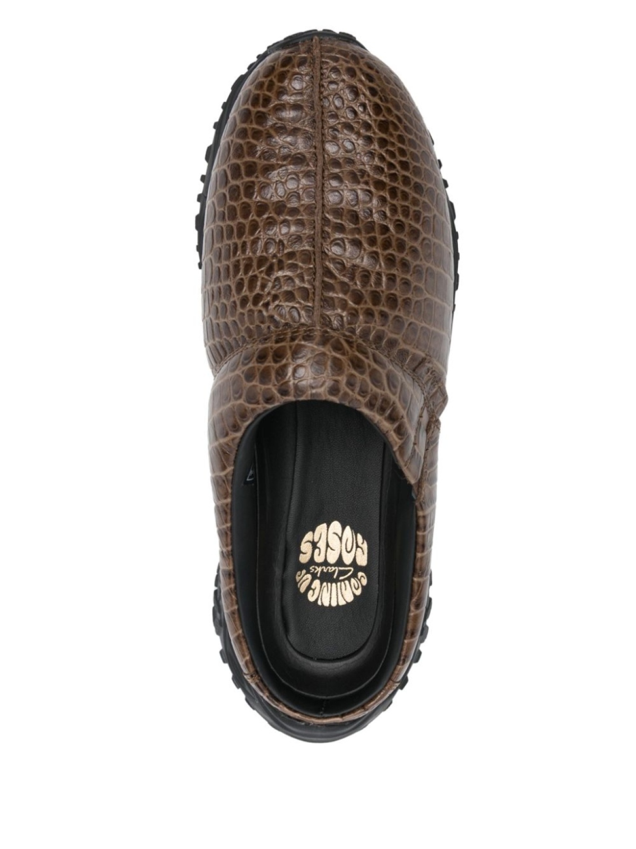 Martine Rose слиперы Cur из коллаборации с Clarks, коричневый — фото 4