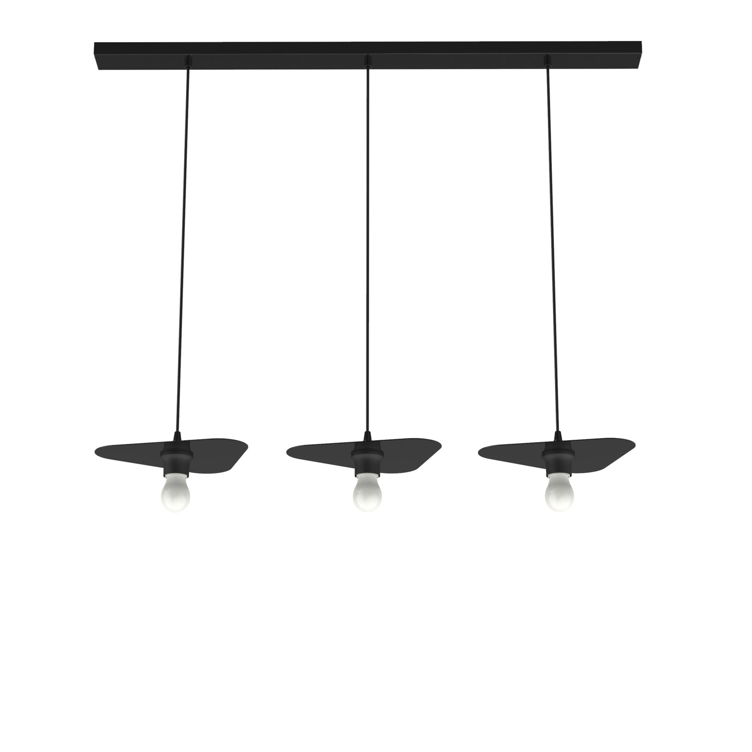 

Подвесной светильник Lumicom, 25x30x7 см, черный глянцевый