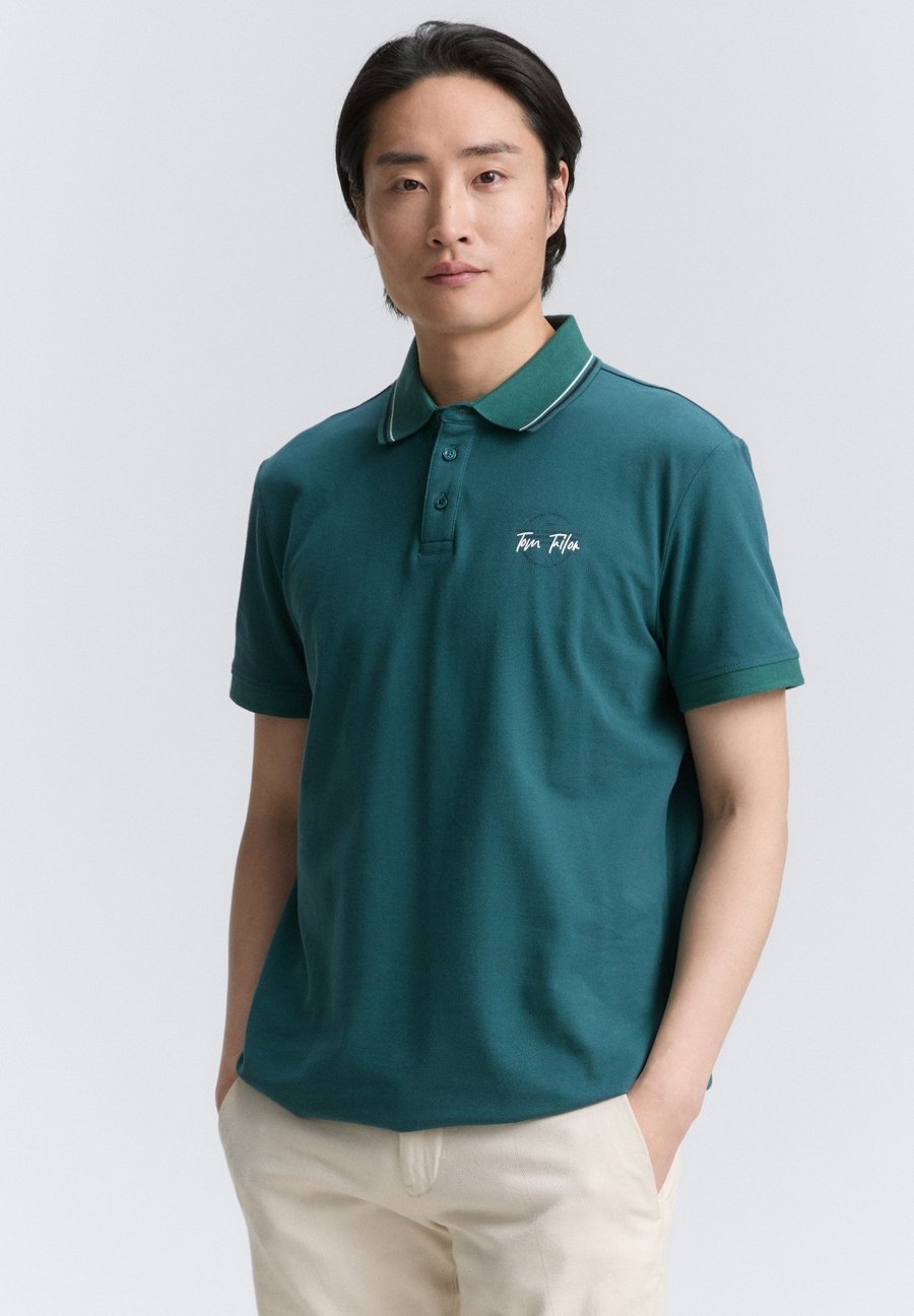 

Поло TOM TAILOR Polo shirt, Jasper Green/Teal, Зеленый, Поло TOM TAILOR Polo shirt, Jasper Green/Teal