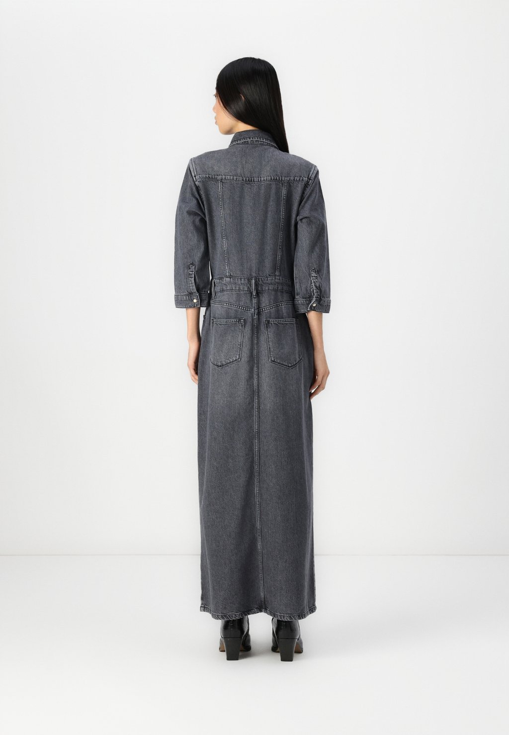 

Платье из денима BLAIR DRESS AllSaints, черный
