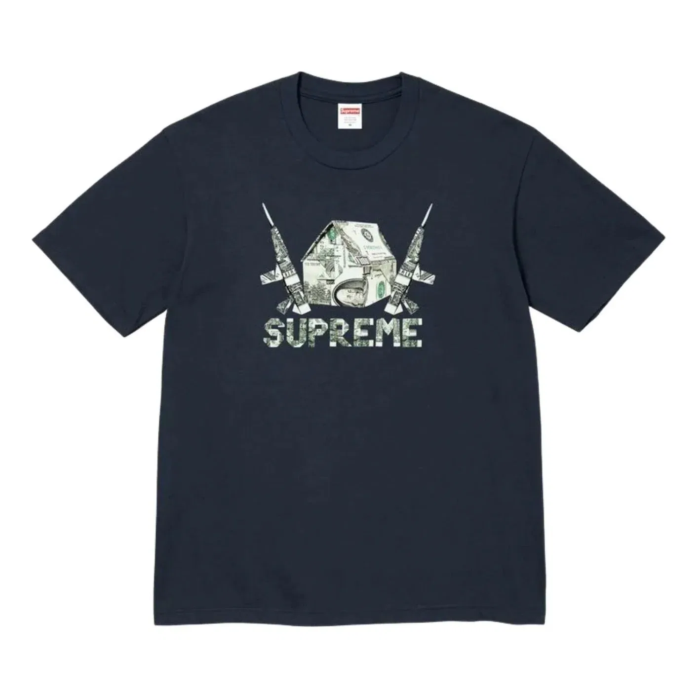 Футболка Supreme SS26 Origami 'Navy' SUP-SS26-160-NVY, темно-синий
