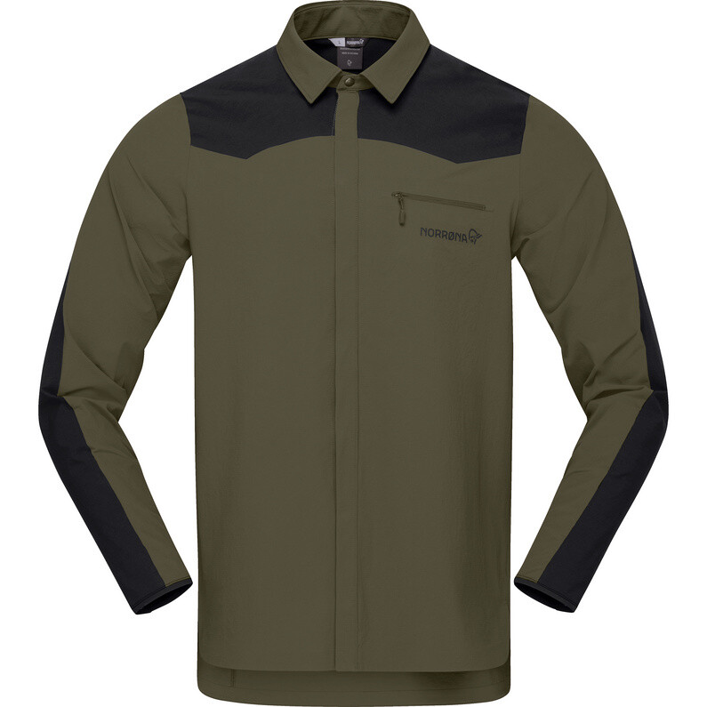 

Мужская куртка Skibotn Flex1 Norrona, оливковый