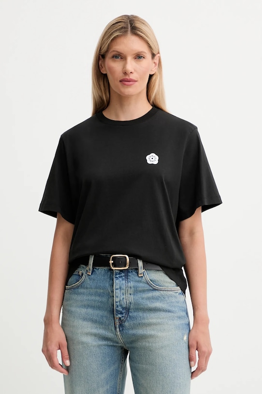 

Хлопковая футболка Kenzo, черный