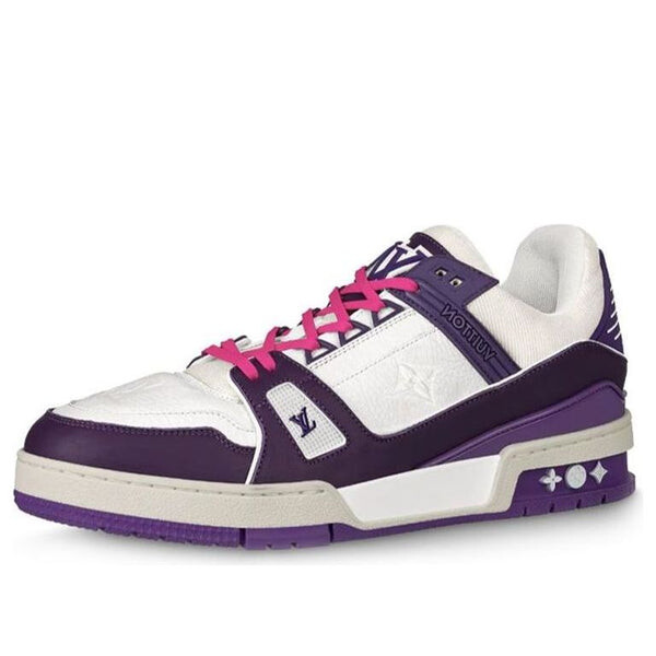 

Кроссовки trainer sneakers 'white purple' Louis Vuitton, белый