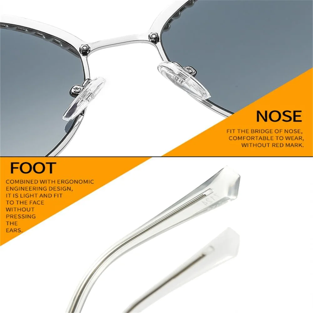 

Винтажные маленькие овальные женские солнцезащитные очки, мужские очки в стиле ретро, ​​защита от УФ-излучения UV400, оправа с жемчужным декором LANGSER, 2