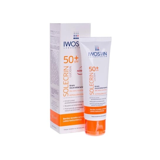 

Ивостин, Солекрин Люцидин, крем от пигментных пятен, SPF 50, 50 мл, Iwostin