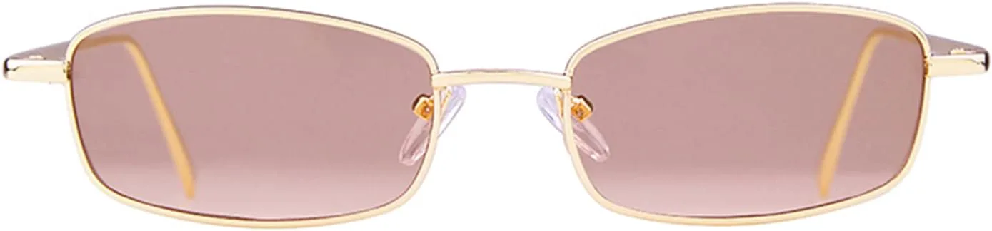 

Солнцезащитные очки ADE WU, маленькие, узкие, прямоугольные, женские и мужские, в стиле ретро, ​​Y2k, 80-х и 90-х, с защитой от ультрафиолета UV400, Silver/Pink